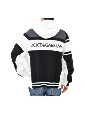 Sudadera con capucha de algodón Dolce & Gabbana negro