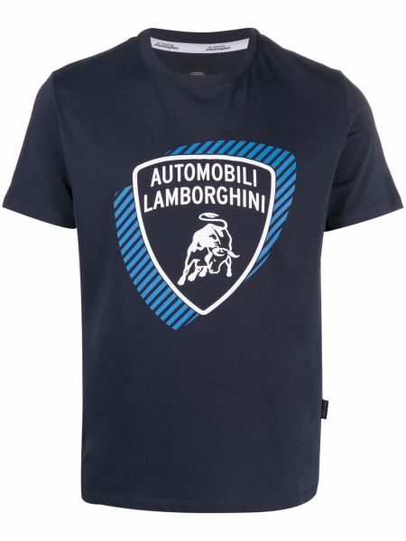 Camiseta Automobili Lamborghini azul