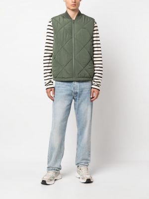 Prošívaná vesta Calvin Klein zelená