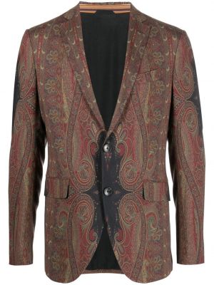 Paisley trykt lang blazer Etro rød