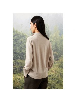 Suéter con estampado de cachemira Massimo Alba beige