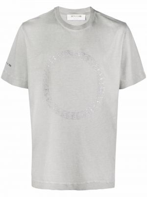 T-shirt aus baumwoll mit print 1017 Alyx 9sm grau