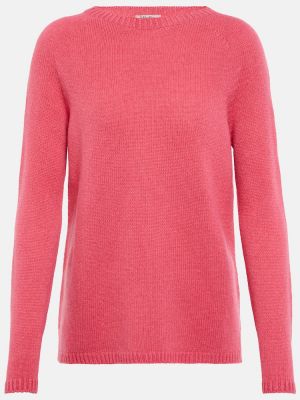 Kašmírový vlněný svetr 's Max Mara růžový