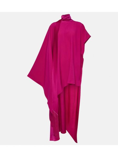 Midi haljina na rese Taller Marmo ružičasta