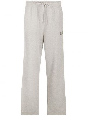 Pantalones de chándal con bordado Ganni gris
