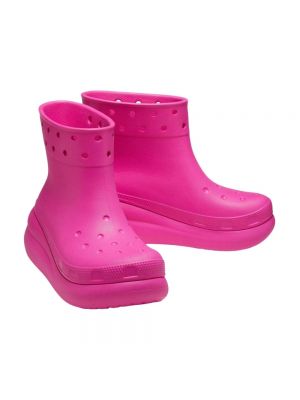 Stiefelette Crocs pink