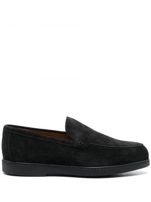 Slip-on ruskind loafers Doucal's svart