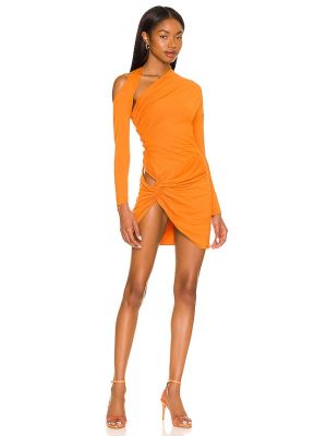 Mini šaty H:ours, oranžová