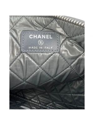 Bolsa de hombro Chanel Vintage gris