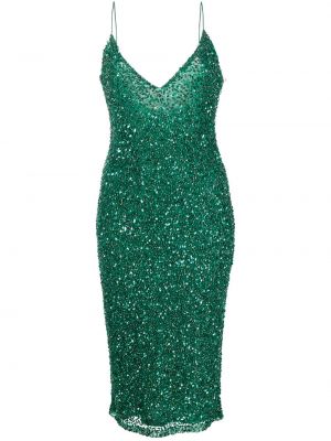 Вечерна рокля с пайети Retrofete зелено