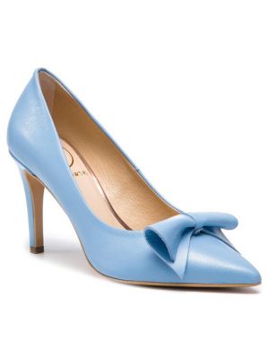 Полуотворени обувки с ток Baldowski синьо