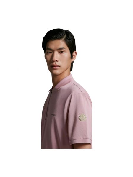 Camisa con cremallera bootcut Moncler rosa