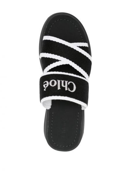 Sandali di pelle Chloé bianco