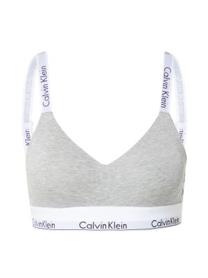 Sutien fără armătură Calvin Klein Underwear gri