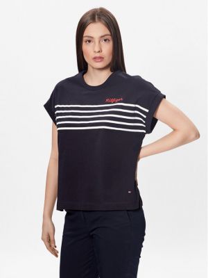 Relaxed блуза на райета Tommy Hilfiger