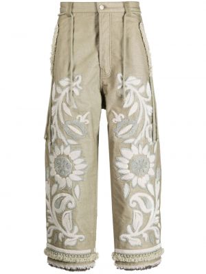 Pantaloni cu model floral Craig Green
