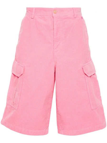 Vakosametti bermudashortsit Acne Studios pinkki