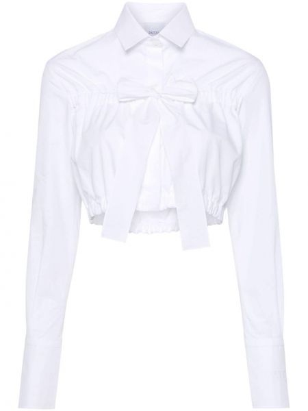 Camicia con fiocco Patou bianco