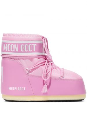 Lumesaapad Moon Boot roosa