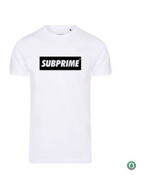 Koszulka z krótkim rękawem Subprime biała