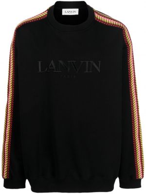 Csipkés póló Lanvin fekete