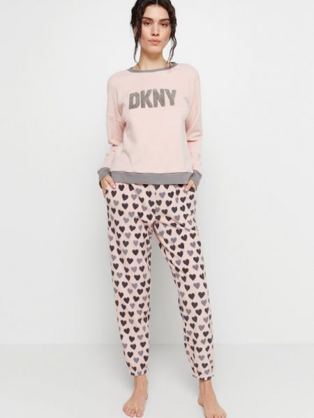Piżama Dkny Loungewear różowa