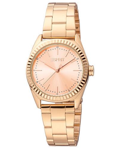 Zegarek z różowego złota Esprit