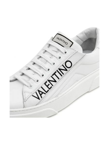 Zapatillas de cuero Valentino blanco