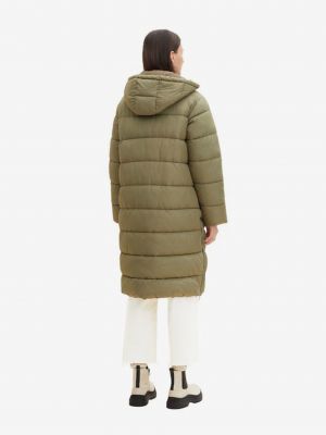 Oboustranný prošívaný zimní kabát Tom Tailor khaki