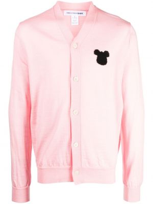 Tröja med broderi Comme Des Garcons Shirt rosa