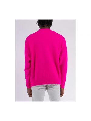Suéter con bordado Palm Angels rosa