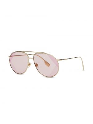 Dryžuotos akiniai nuo saulės oversize Burberry