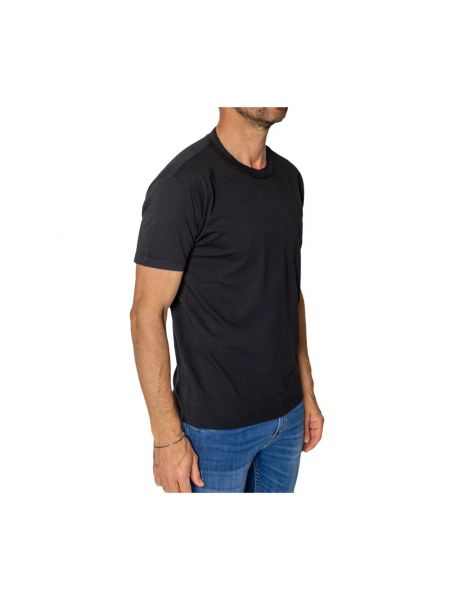 Camiseta de algodón Mauro Grifoni negro