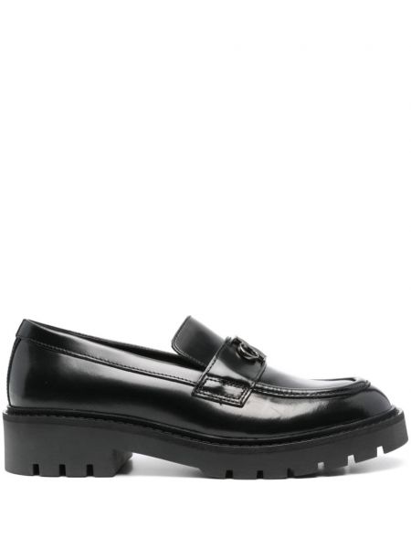 Læder loafers Calvin Klein Jeans sort