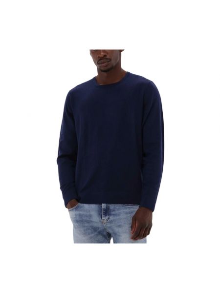 Woll strickpullover Calvin Klein blau