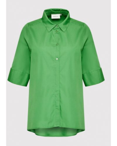 Gestuz Košile Avaligz 10906114 Zelená Regular Fit