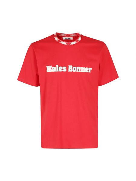 Koszulka klasyczna Wales Bonner czerwona