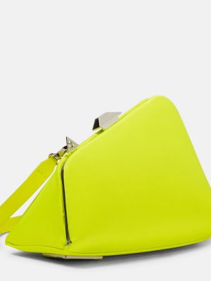 Сатенени чанта тип „портмоне“ The Attico жълто
