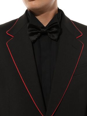 Шелковый галстук Kiton черный
