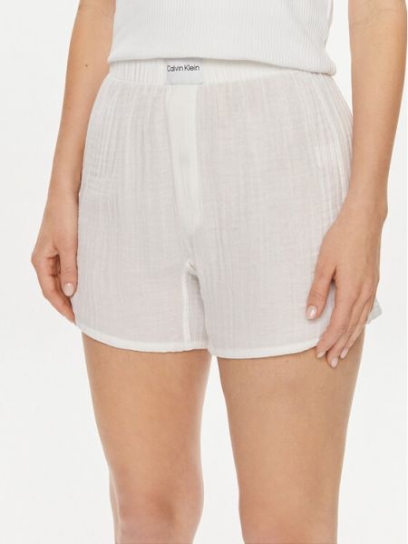 Pantaloni scurți Calvin Klein Underwear alb
