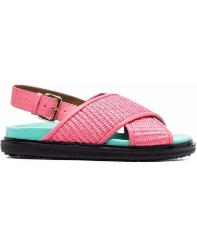 Sandaler med remmar Marni rosa