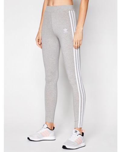 Pantalon de sport à rayures Adidas gris