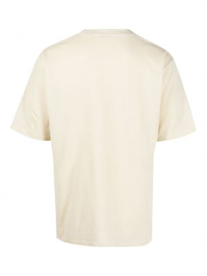 T-shirt en coton col rond Auralee blanc