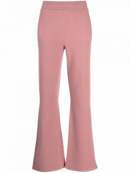 Pantalones de cintura alta Alberta Ferretti rosa
