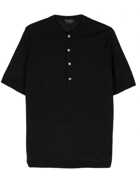 Tričko Dell'oglio čierna