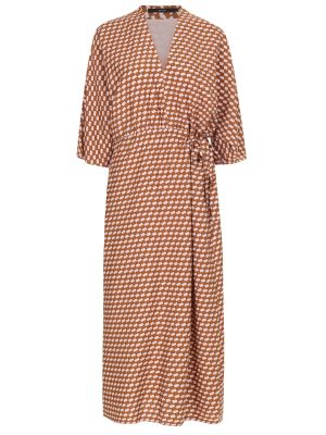 Платье из вискозы Windsor коричневое