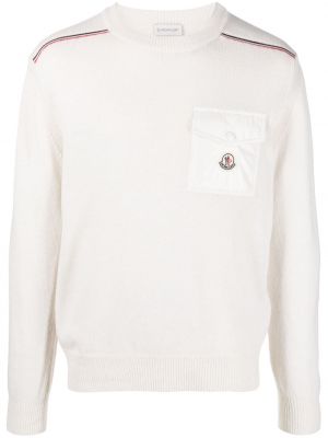 Woll pullover Moncler weiß