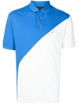 Poloskjorte Emporio Armani blå