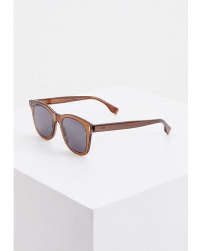 Солнцезащитные очки Fendi, коричневые