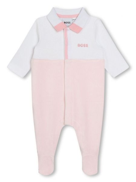 Velour broderet pyjamas for piger Boss Kidswear